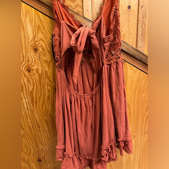 Shein Curve - 2XL burnt orange strappy tank dress - Picture 2 of 3